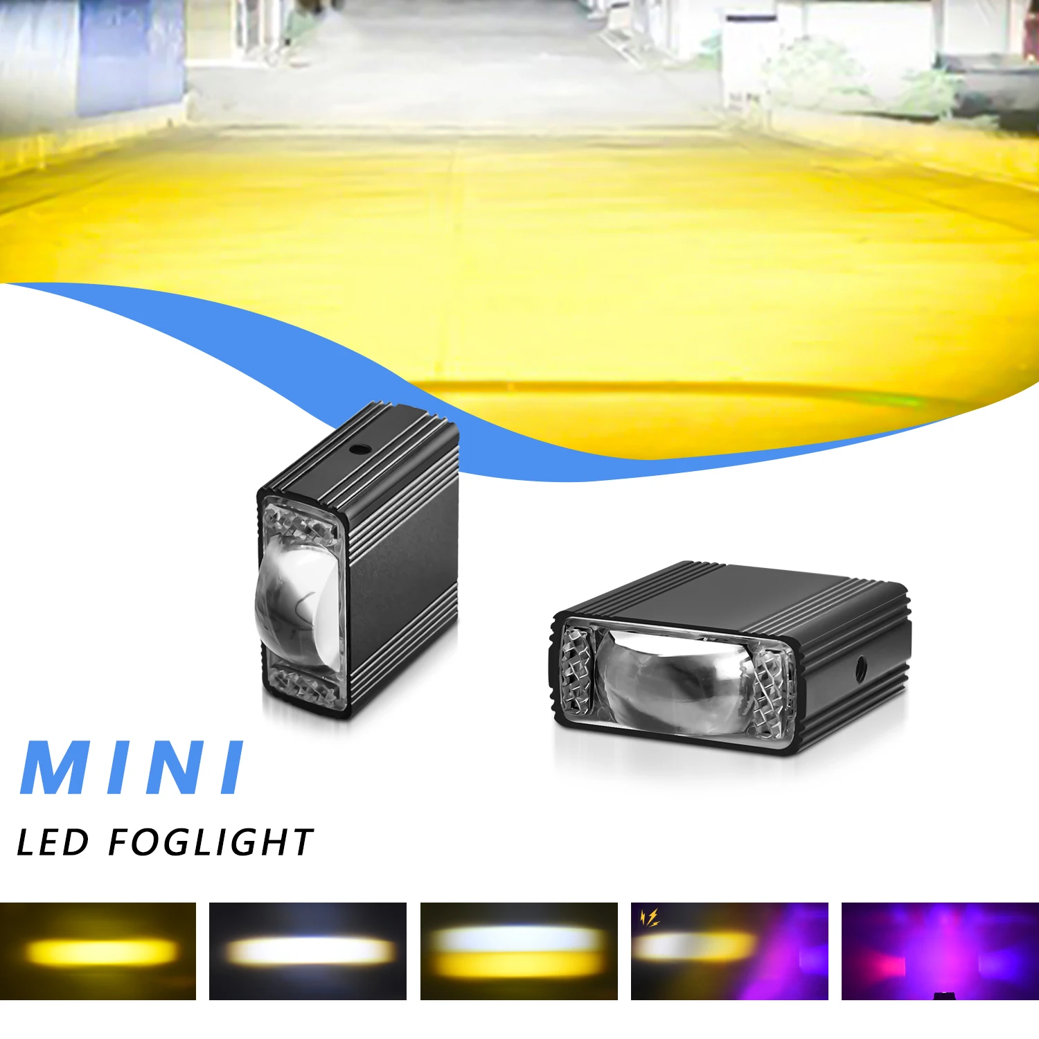 Additional Motorcycle Driving High/Low Len Fog Lamps Long Range Auxiliary Motocr