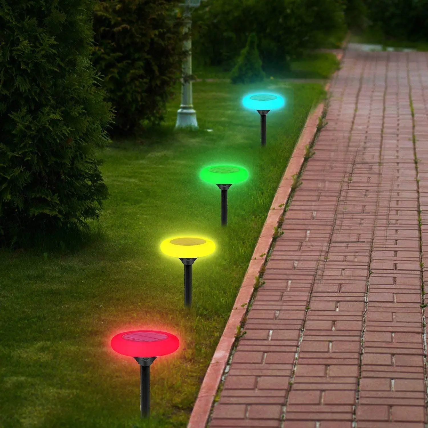 Outdoor Solar Lawn Lights Solar Power Lamps LED Garden Lighting Waterproof Landscape Lamp For Yard Stair Street Solar Lights best solar light for home