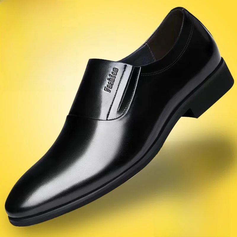 Black leather business 9600