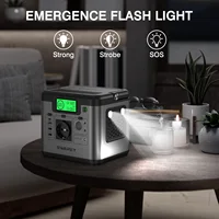 SWAREY S500 Pro 500W (1000W de crête) centrale électrique 518Wh générateur solaire chargeur d'alimentation de secours domestique batterie externe avec panneau solaire 100W 5