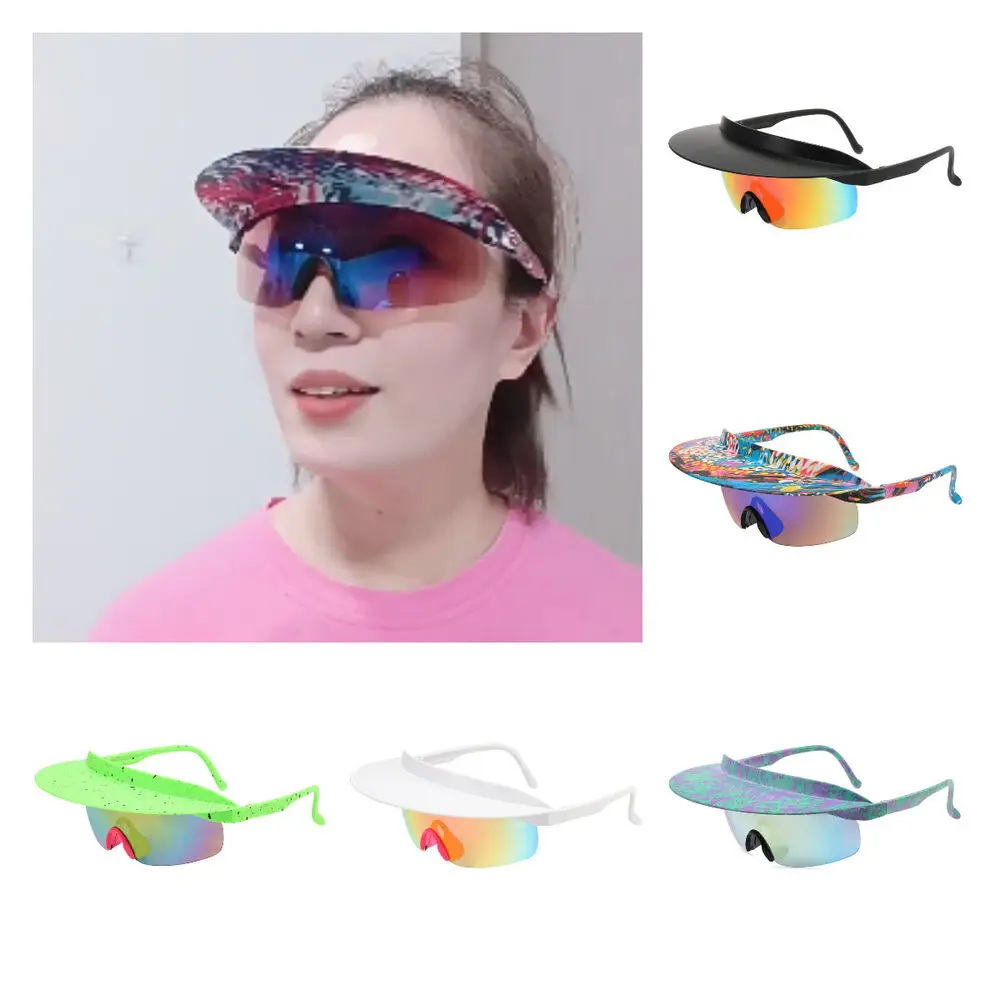 

Солнцезащитные очки унисекс, модная шляпа, для улицы, защита UV400, козырек от солнца, 1 шт.
