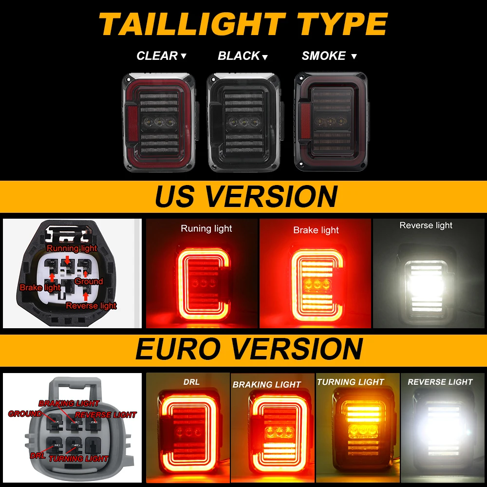 12v Led Rear Tail Lights Stop Signal For Cars Truck  Car Rear Lamps Led Lights T