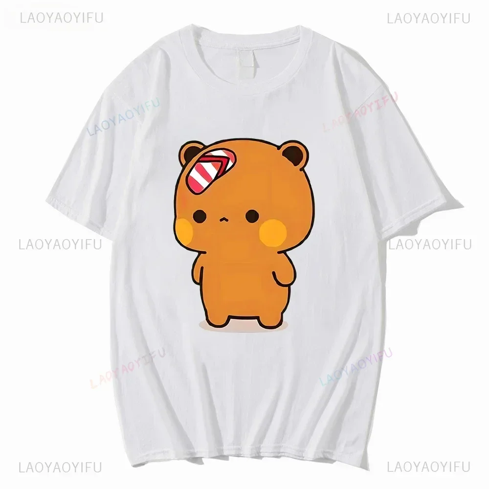 Couple Bubu Is Throwing Flip-flops At Dudu Summer Tshirt Dudu Was Threw Flip-flops By Bubu Since He Teases Bubu Summer Tee Tops 4