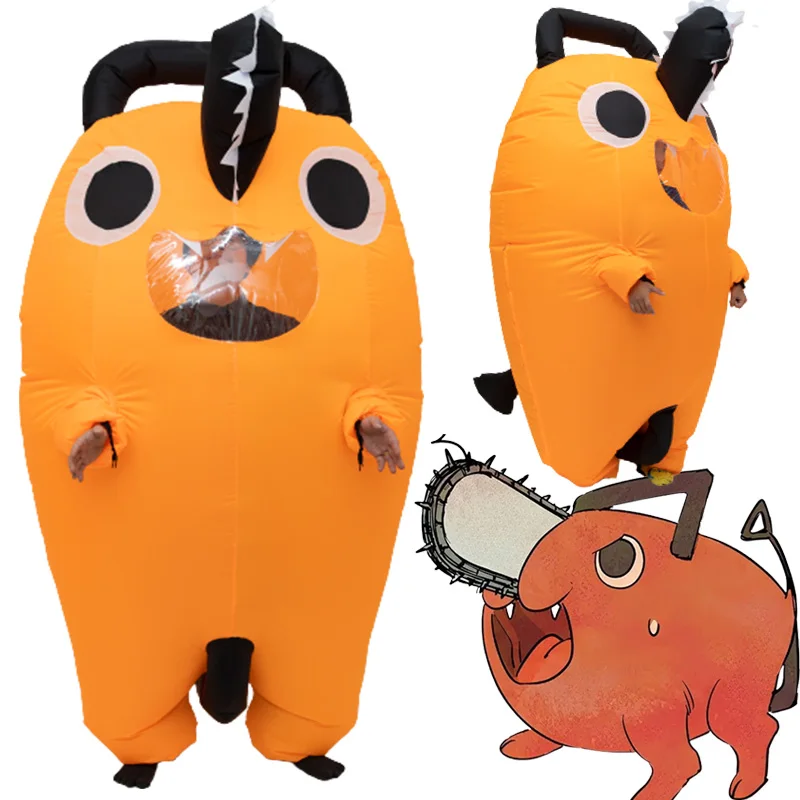 Chainsaw Man Pochita Inflatable Costume Kid Adult Boy Girl Women