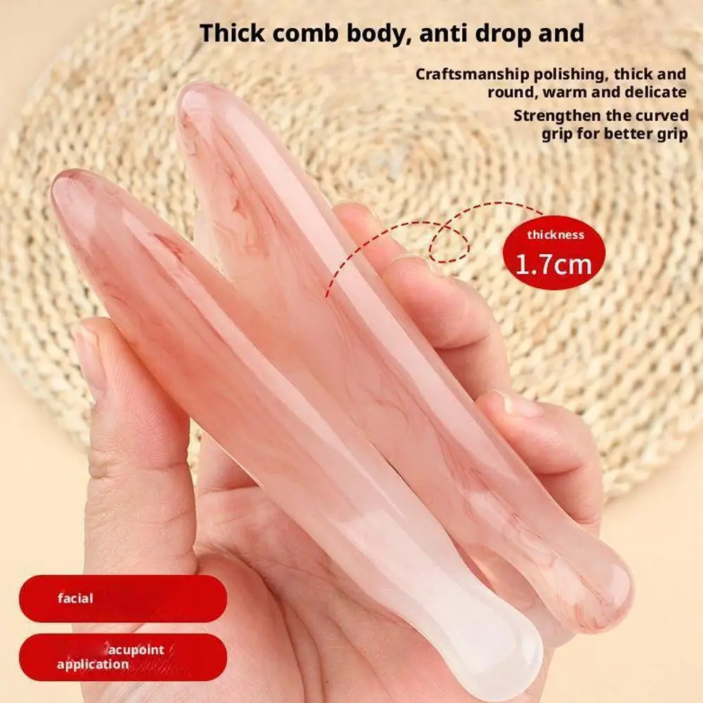 Resin Massage Comb for Scalp Therapy and Hair Care