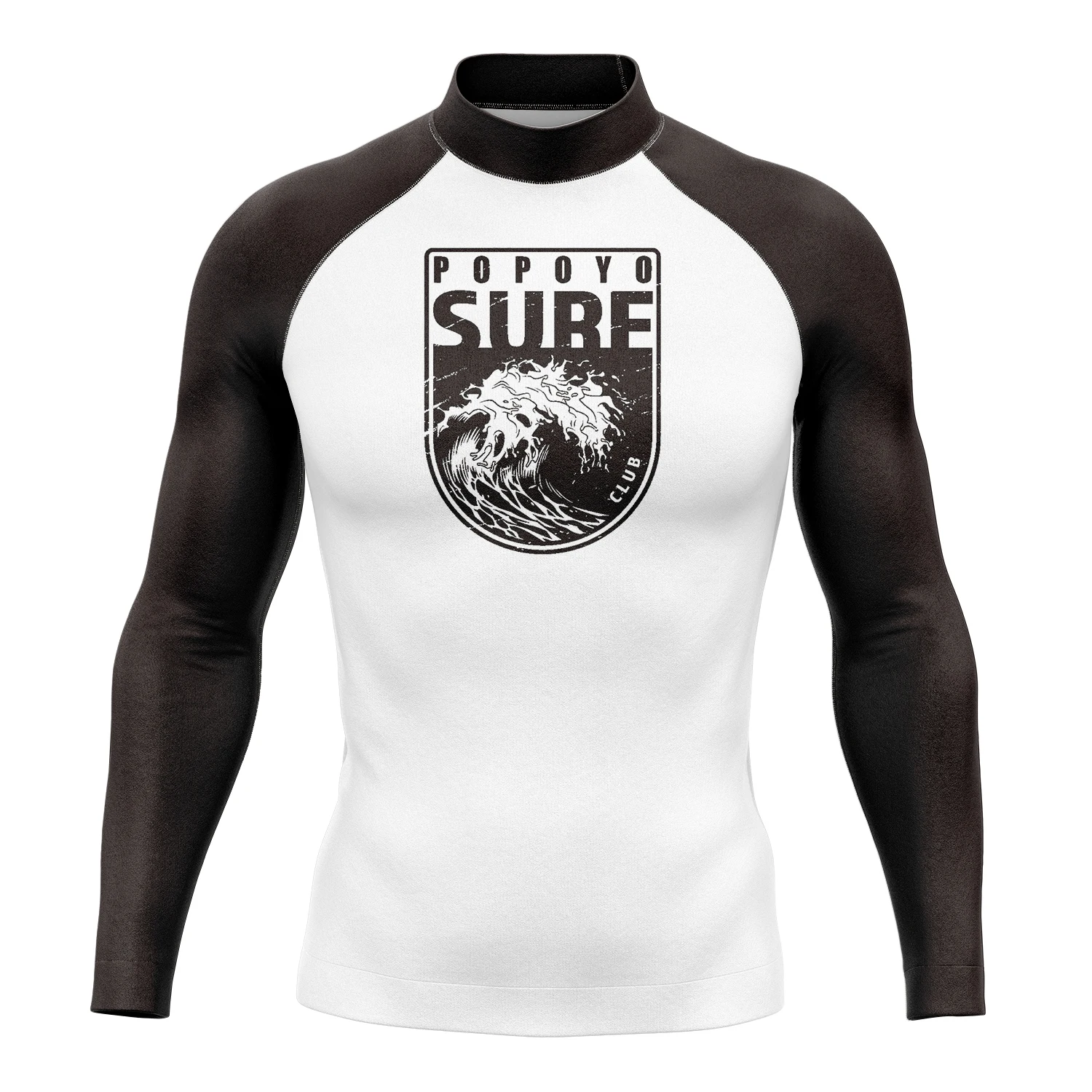 Popoyo Nicaragua Long Sleeve Surfing Shirt Unisex Rashguard Uv Protection Swimwear Upf Diving