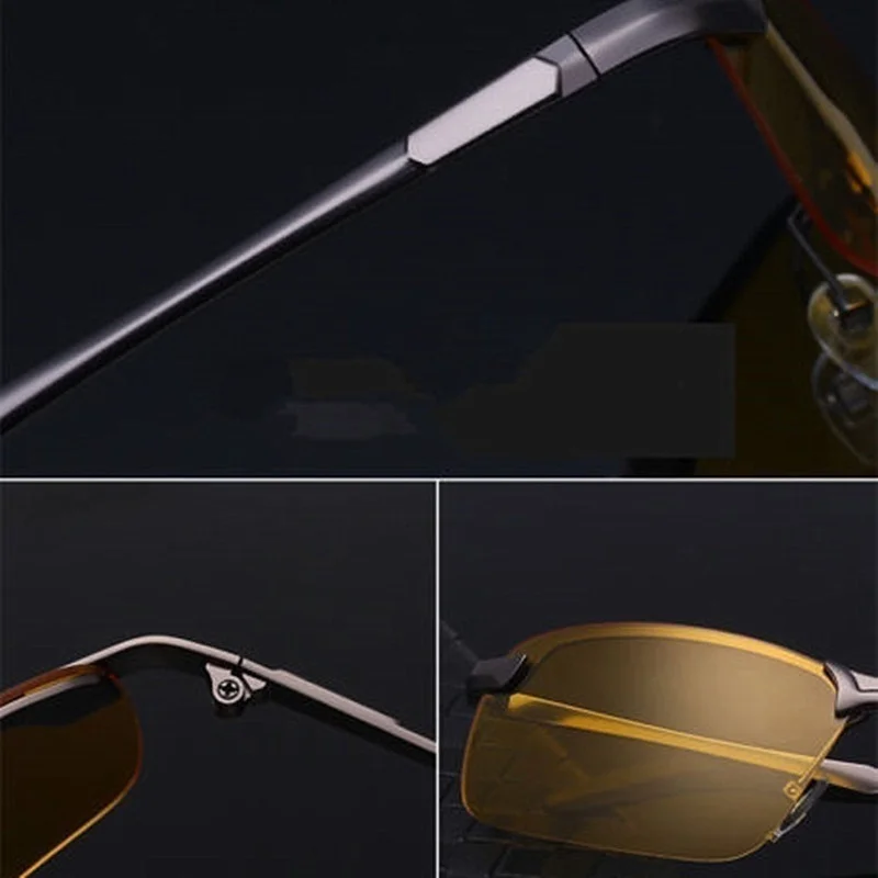 Sunglasses Men Night Vision Sunglasses for Women Anti-reflective Driving Sunglasses  UV 400 Protection_voghion.com