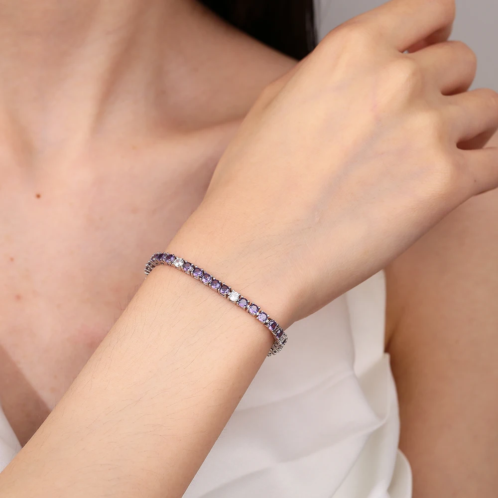 Pandora Tennisarmband Tennisarmband Für Damen Mit Herz Aus Sterlingsilber Von Pandora Cs0090079