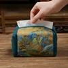 Paper Drawing Bag Tissue Box Chinese Retro Style Tissue Cover Fabric Art Drawing Box Living Room Paper Household Desktop 5