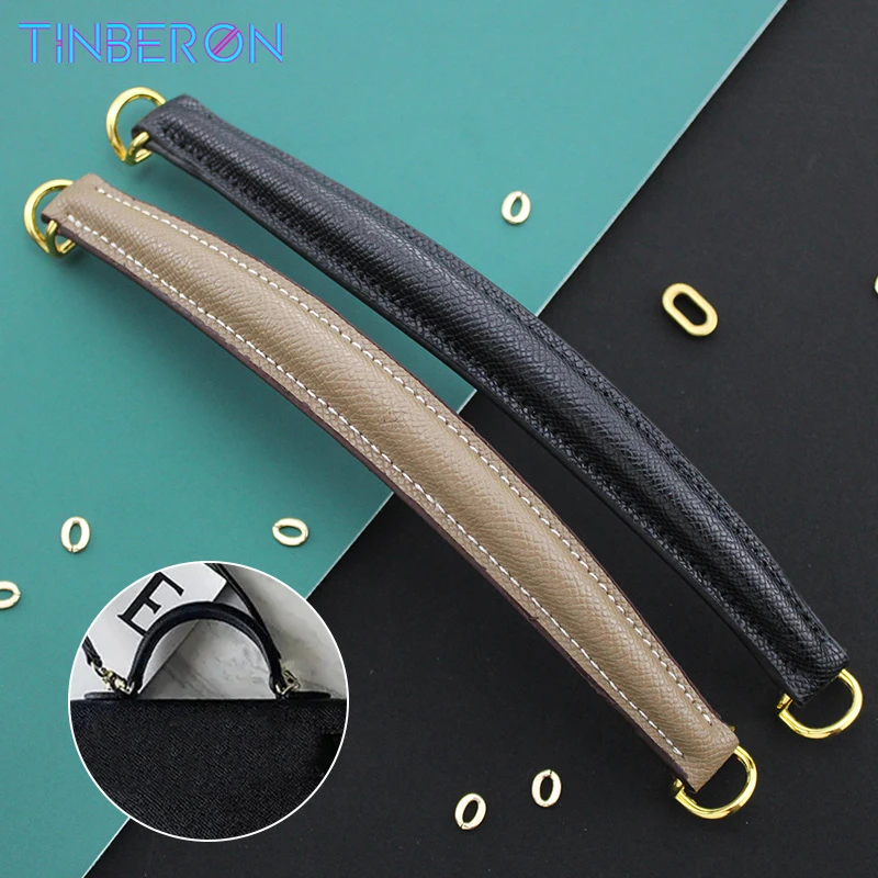 TINBERON Real Leather Bag Strap Fits For Handbag Handle Strap DIY