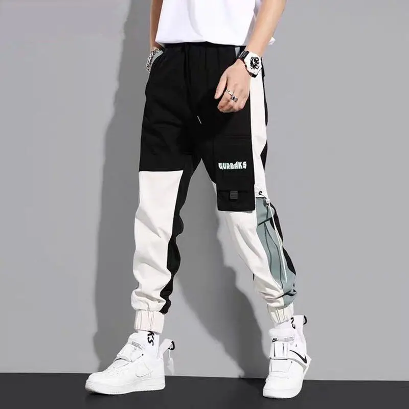 Military Cargo Pants Cargo Pants Casual Sweatpants Hip Hop Cargo Pants Men Streetwear Cotton Joggers Fashion Sweatpants Male Casual Harem Trousers Summer Harajuku Pants Men Women