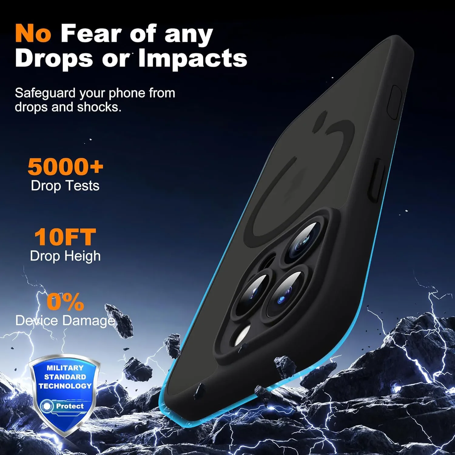 Magsafe Magnetic Wireless Charging Shockproof Matte Back Cover Case