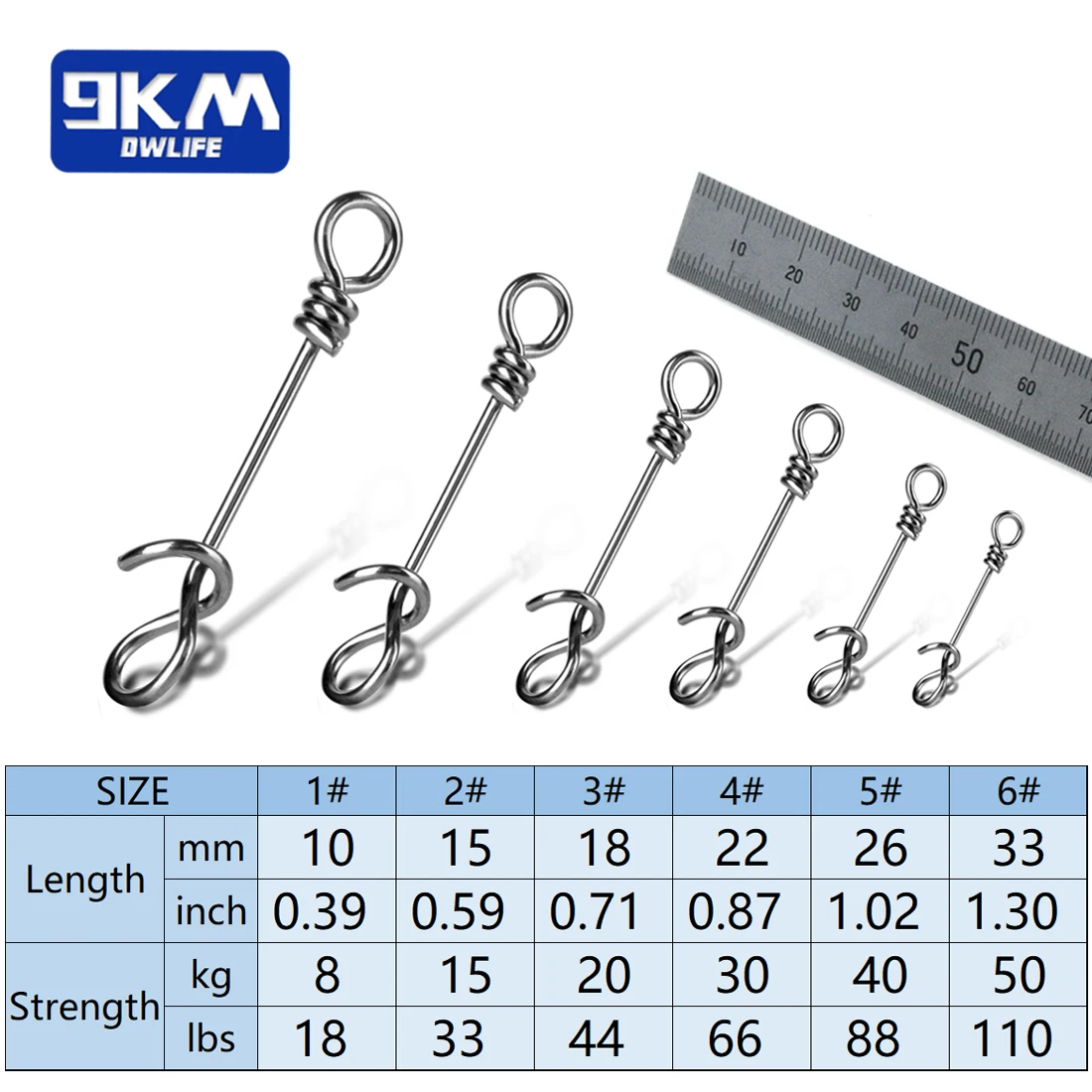 낚시 스냅 50200Pcs 낚시 미끼 클립 링크 스냅 커넥터 드롭 리그 빠른 변경 바닷물 낚시 클립 태클 스테인레스