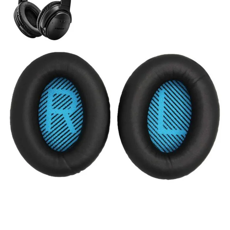 

Replacement Ear Pads Cushion For Bose QC25 QC2 QC15 AE2 Headphones Earpads Soft Protein Leather Memory Sponge Foam Earmuffs