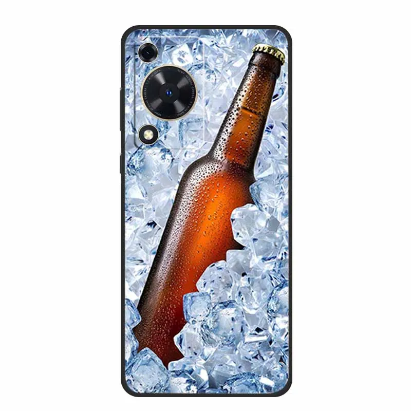 Black Silicone Soft Phone Case - Sleek Protective Back Cover