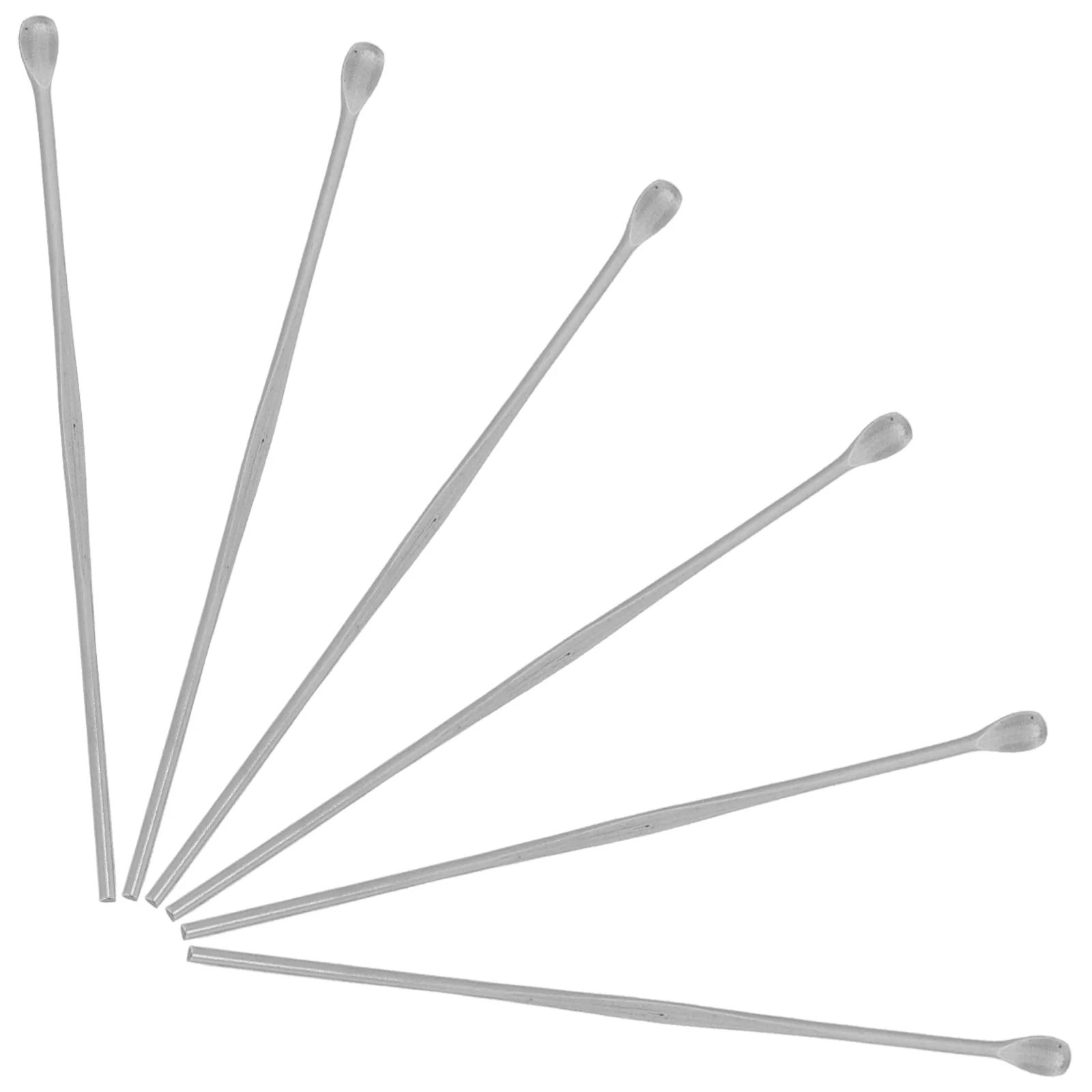 

6pcs Stainless Steel Earpicks Curette Ear Cleaner Ear Wax Remove Tool