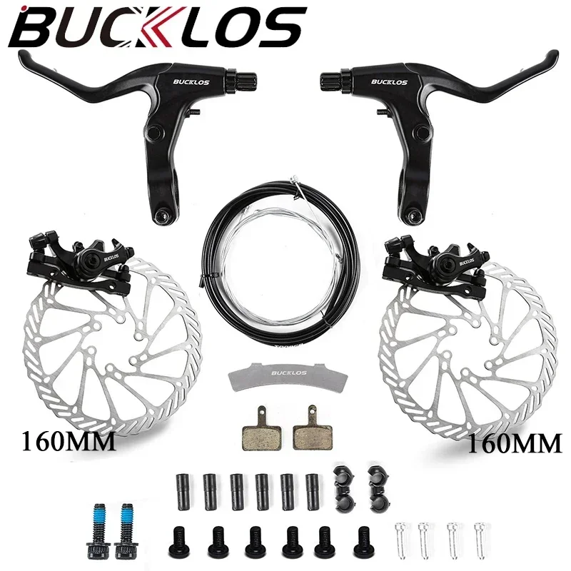 Bicycle Brake Set Mechanical Brakes Mountain Bike Front Rear kit