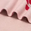 Cute Cherry Print Infant Throws Shawls Skin-friendly Muslin Baby Boys & Girls Swaddle Blankets 0-24 Months Baby Security Blanket 4