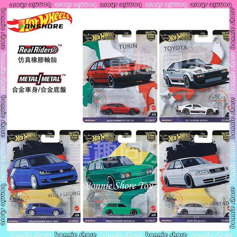 

Оригинальный Hw Car Culture World Tour Global Travel Series сплав Golf Mk7 Alfa Romeo Бразилиа S4 1:64 модель автомобиля коллекция подарок мальчику