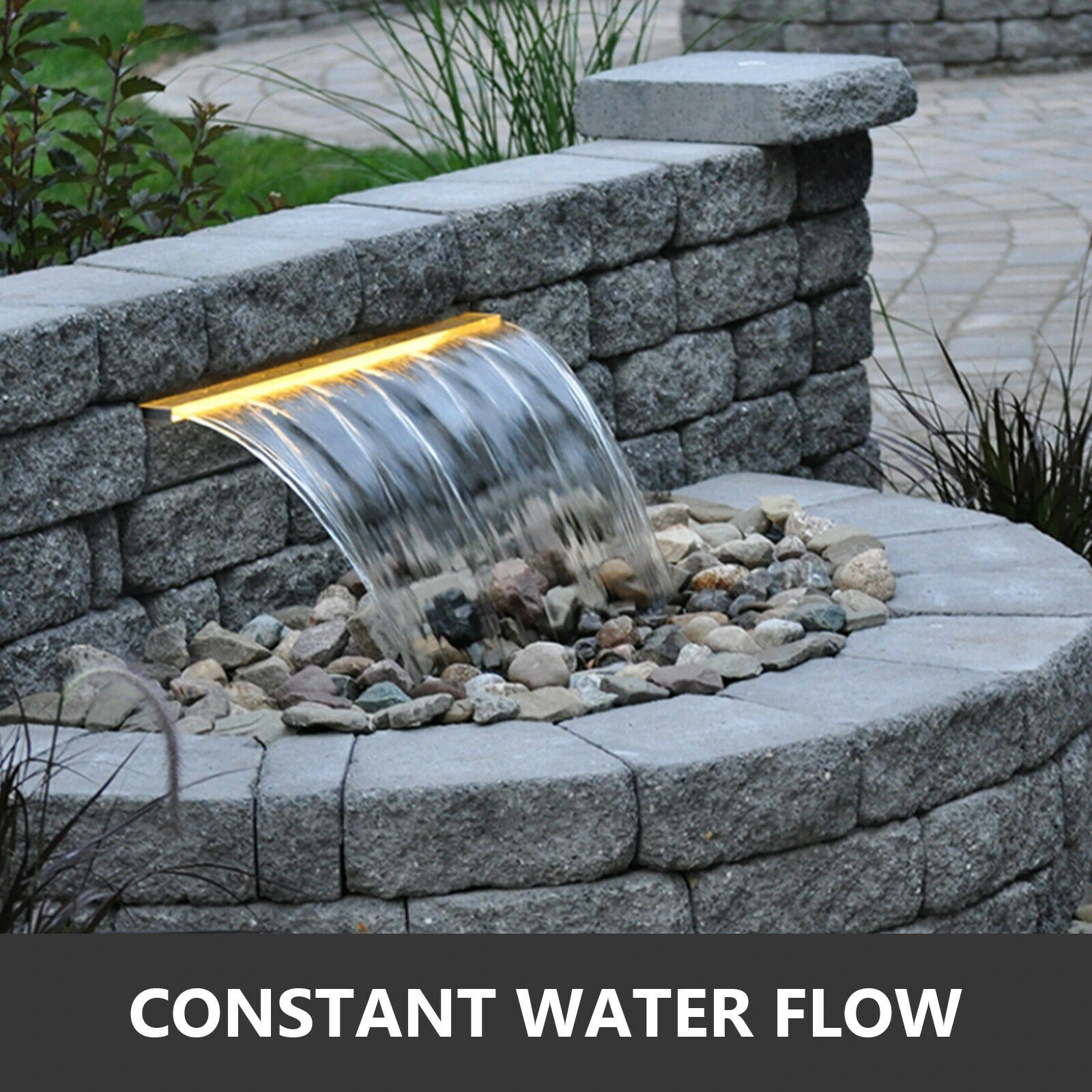 Ponds & Water Features Garden & Patio Stainless Steel Water Fall
