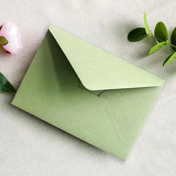 Kraft Paper Envelopes Mailing Envelopes Mini Envelopes Window Envelopes Gift Card Envelopes Seed Storage Envelopes 50pcs Western Style Envelopes