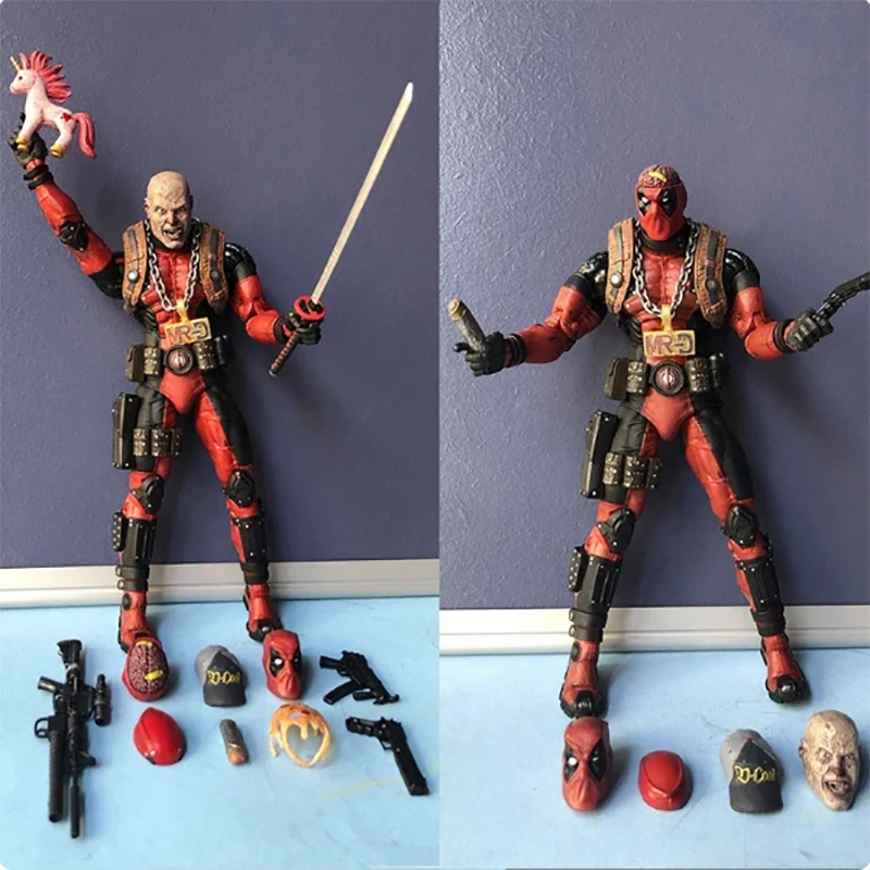 

NECA Marvel The Avengers Deadpool Action Figures 2nd Generation Ultra Luxury Edition with Movable Joints Model Christmas Gifts