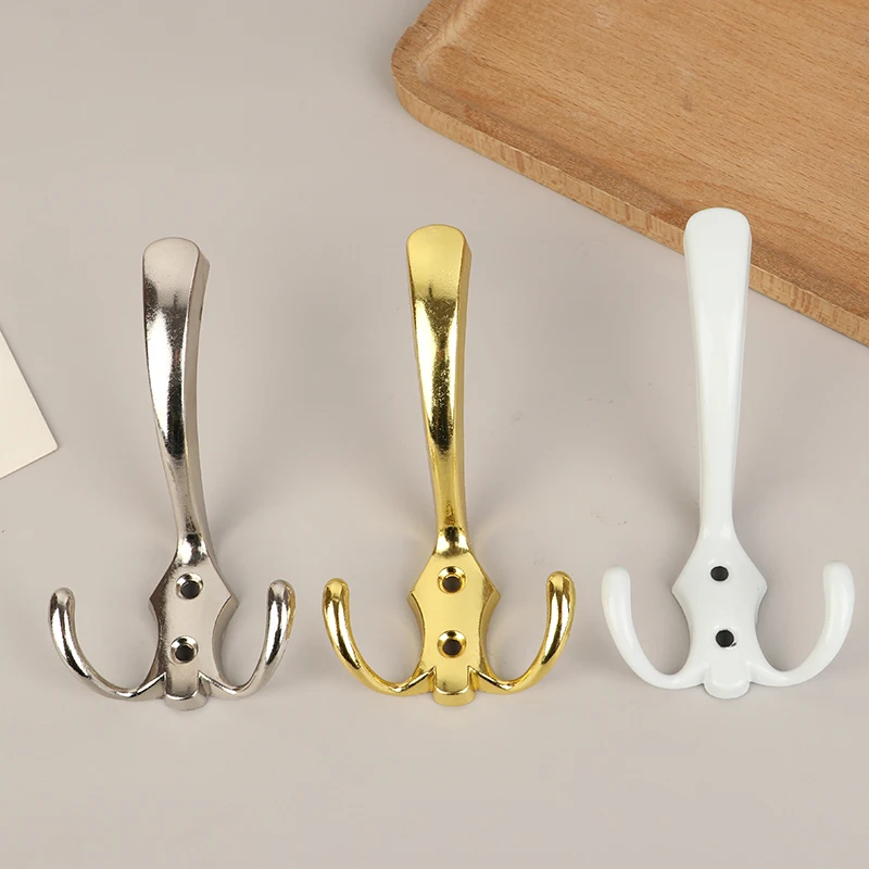 3/2 Hooks Coat Hook Wall Mounted Robe Clothes Rack Hat Wall Hanger Bedroom Entryway Clothes Coat Hook clothes and hat rack clothes hook