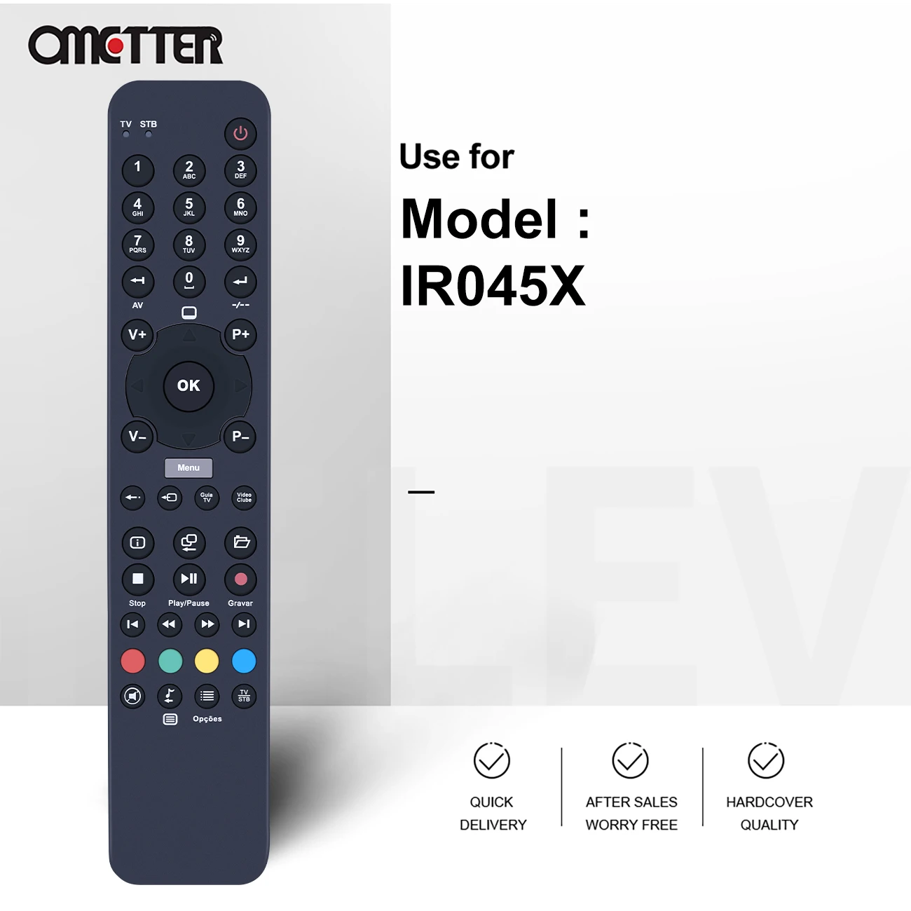 Remote control for COMANDO MEO Android TV BOX TRIO – T4H（V2）IR045X -  AliExpress