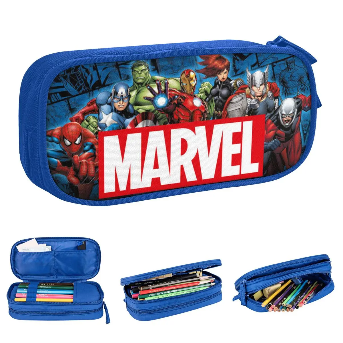 Comics Characters Pencil Case Pen Holder Bags Storage School Supplies Cosmetic pencil cases,stationery box,pen storage bag,pencil holder