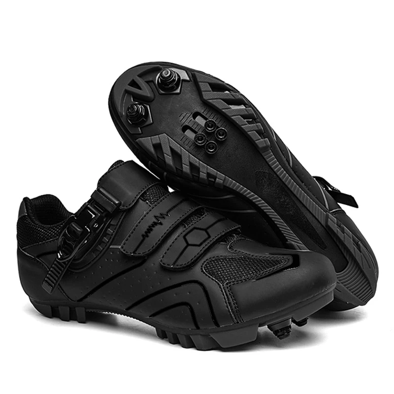 Cycling Shoes Mtb Shoes Cycling Speed Sneakers Men's Flat Road Cycling Boots Clip On Pedals Spd Mountain Bike Sneakers