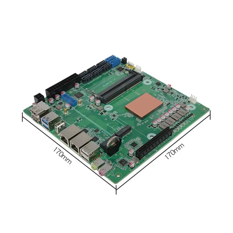 토포튼 11베이 ITX NAS 게이밍 메인보드 N21 AMD 라이젠 9 5900HX 5825U 5600U 3 NVMe 8 SATA 2.5G LAN 듀얼 DDR4 방화벽 메인보드