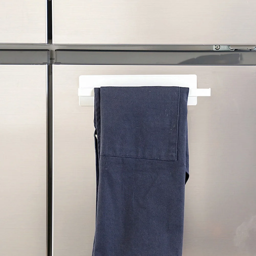 Magnetic Paper Towel Holder Paper Towel Rack Wall Mount Metal Tissue Stand Punch Free Strong Magnet Backing for Kitchen Bathroom