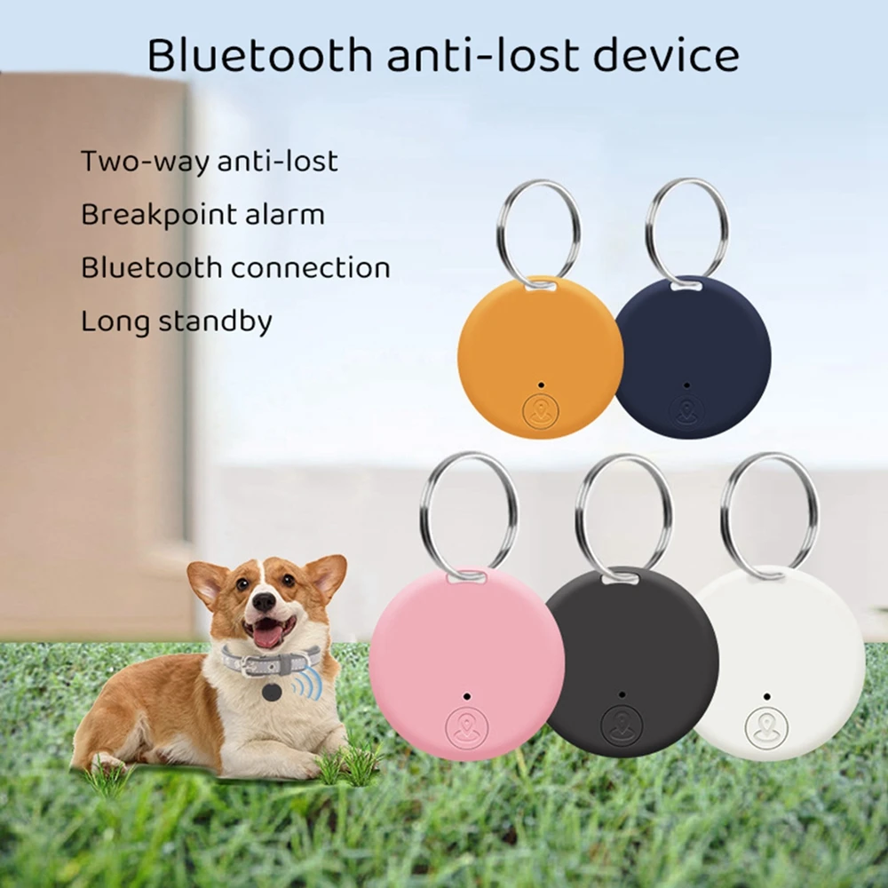 Mini Tracking Device Smart Dog Pets Bluetooth GPS Tracker Anti-lost Alarm Tag Wireless Child Bag Wallet Key Finder Locator