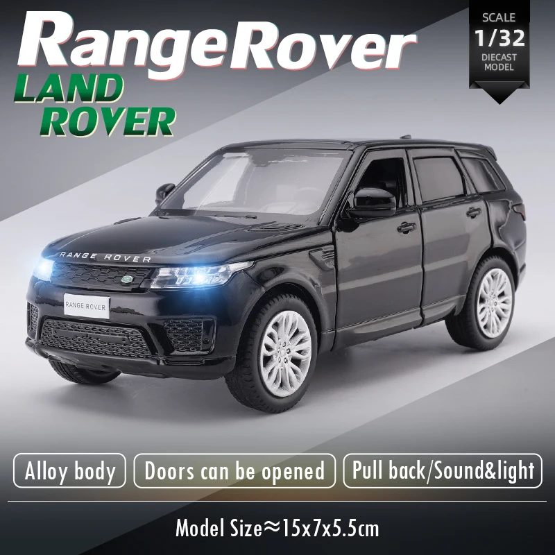 

JKM 1:32 Range Rover спортивные Литые и игрушечные автомобили, металлическая модель автомобиля, амортизатор со звуком, фотоколлекция автомобиля, игрушки, подарок