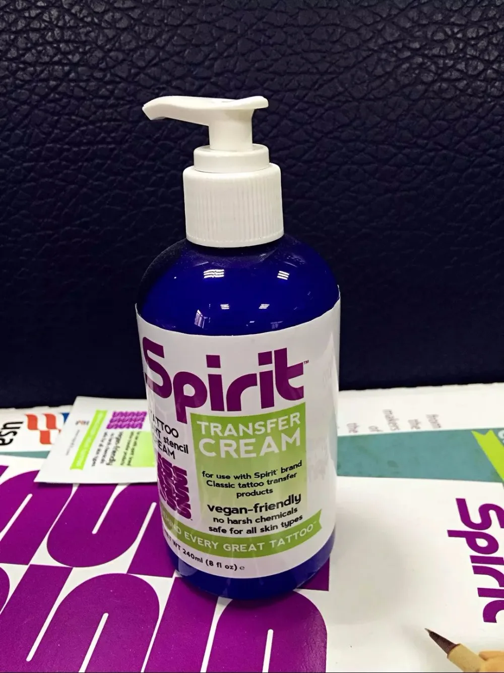 Original Spirit Transfer Cream Tattoo Transfer Cream, Professional Tattoo Gel Stencil Primer Stuff Cream (8oz) 250ml