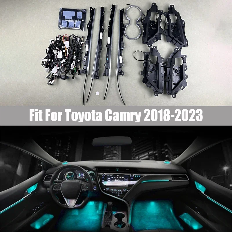 

19 Light 64 Colors Illuminated Car Styling LED Atmosphere Lamp Suitable for Toyota Camry 2018-2023 Lift Tweeter Ambient Light