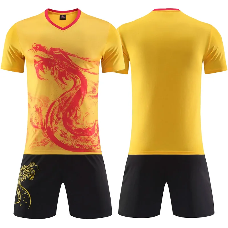 New Breathable Dragon Chinese Table Tennis Jerseys For Men Women Short Sleeve Ping Pong t shirt Table Tennis Uniforms Clothes