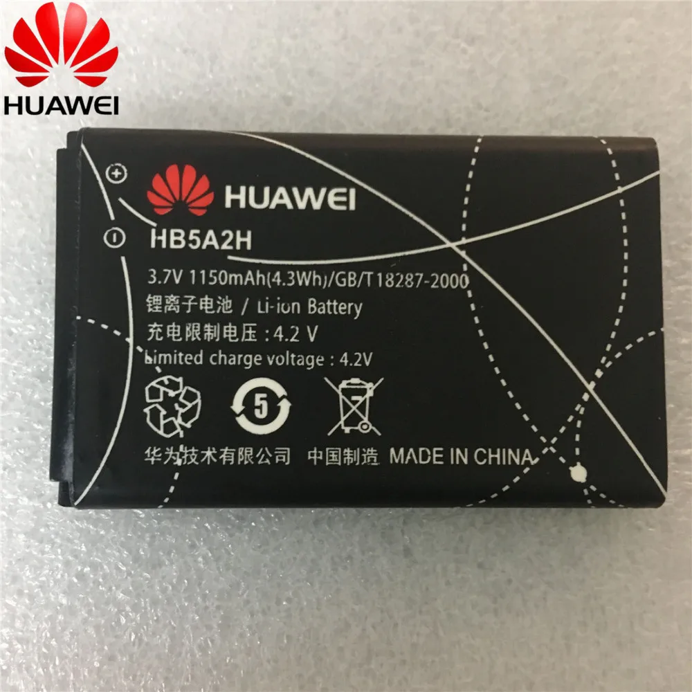Originale Per Huawei Hb5A2H Batteria Del Telefono Per Huawei T-Mobile Pulse Mini Tap U7510 U7519 E5220 8000 T550 U1860U3100 U7519 U8110