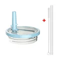 L Blue-1pcs x straw