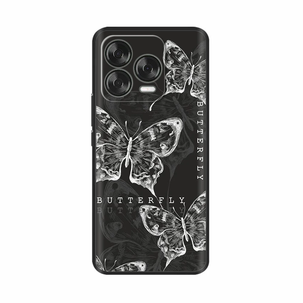 Colorful Flowers Pattern Soft TPU Silicone Phone Case Cover