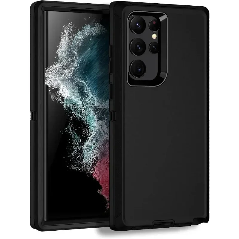 Heavy Duty Defend Armor Shockproof Phone Case withCover Box