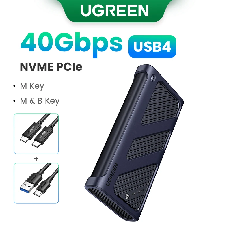 Ugreen-nvme ssdケース、冷却ベスト内蔵、アルミニウム製