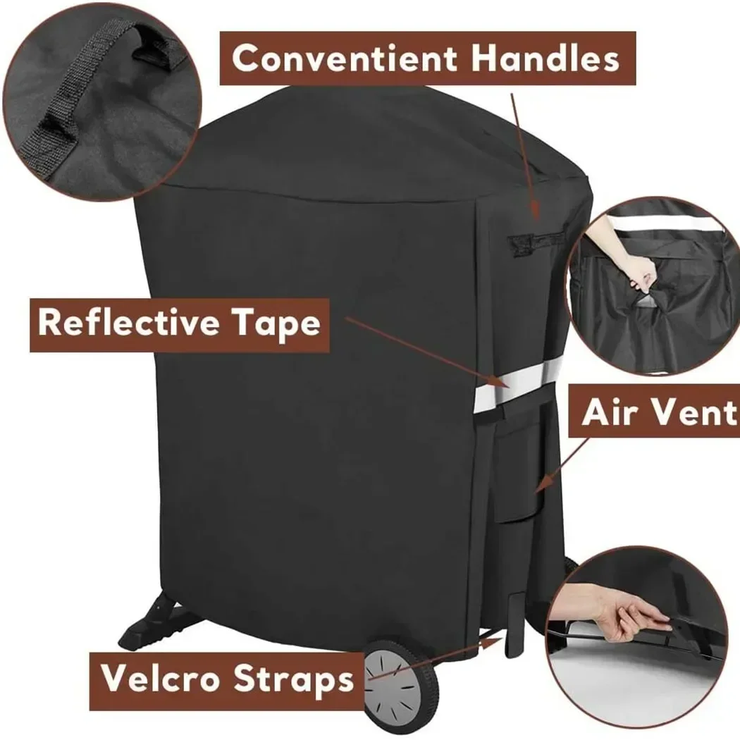 54X76X69cm BBQ grill cover barbecue gas grill cover polyester fabric for Weber Q1000/Q2000 series gas patio garden tools