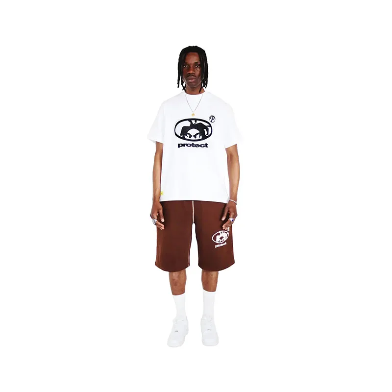 Description Picture 4 of itemHarajuku letters embroidered casual versatile shorts men Y2k summer fashion retro loose cotton five-minute trousers
