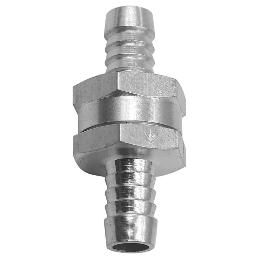 One Way 6/8/10/12mm 4 Size Aluminium Alloy Fuel Non Return Check Valve Petrol Diesel Oil Gas Check Valve Fit Carburettor
