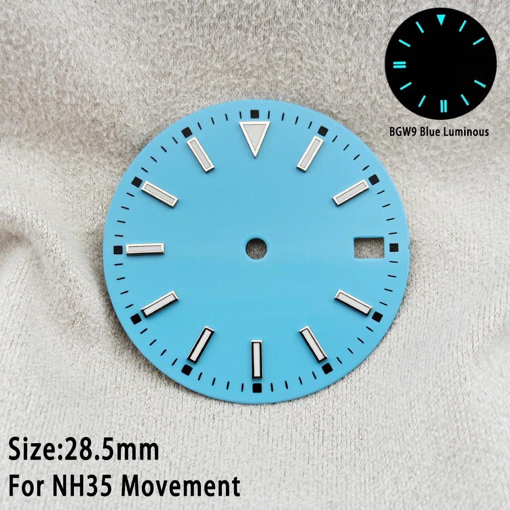 Premium Pistachio Dial 28.5mm with BGW9 Luminous and Calendar Window