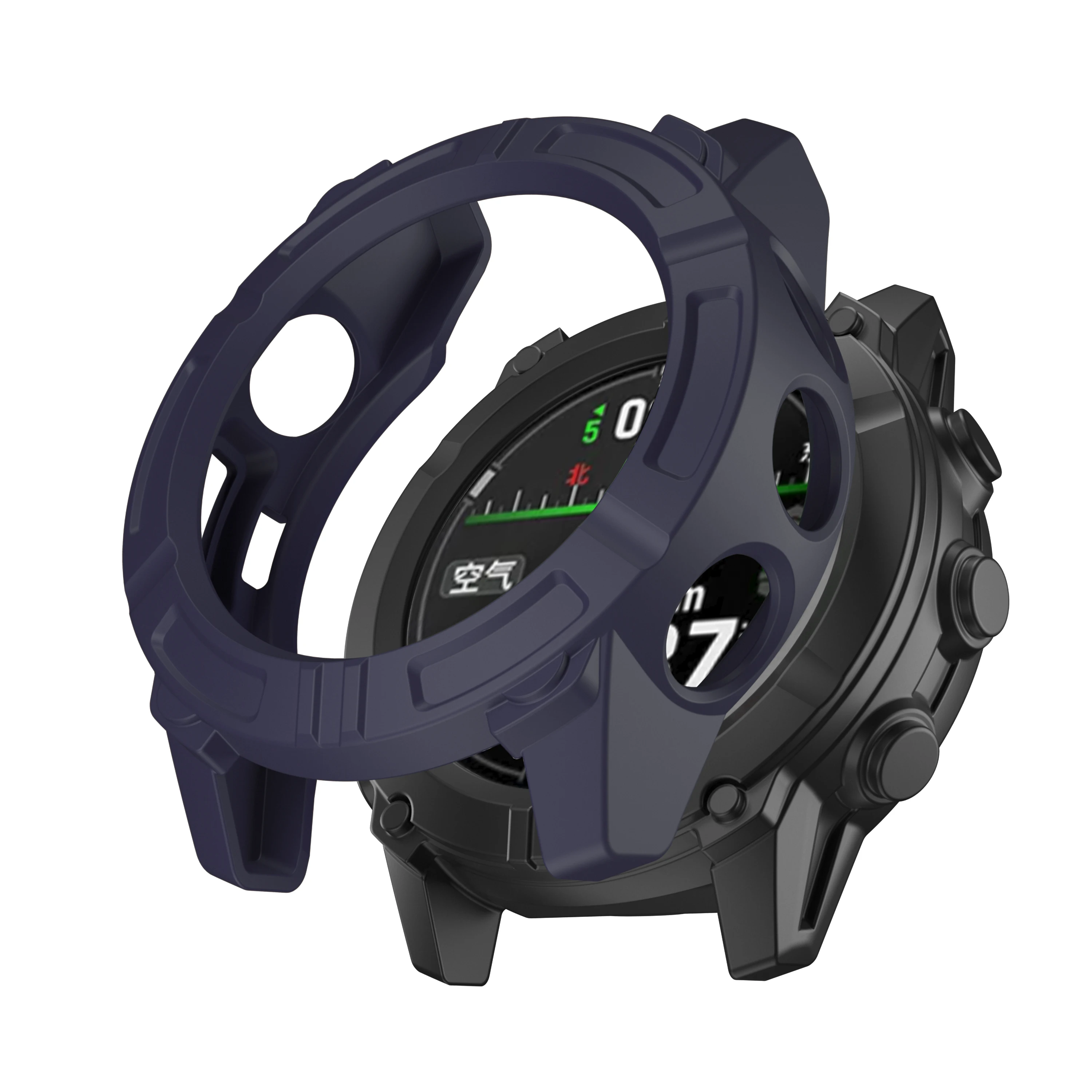 Armor Hollow TPU Protective Watch Shell - Durable Hard Cover Protector Case