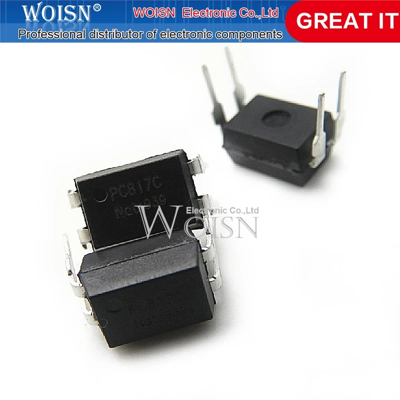 100 Pz Pc817C Pc817-C Dip4 Dip Pc817 C Nuovo Originale In Magazzino