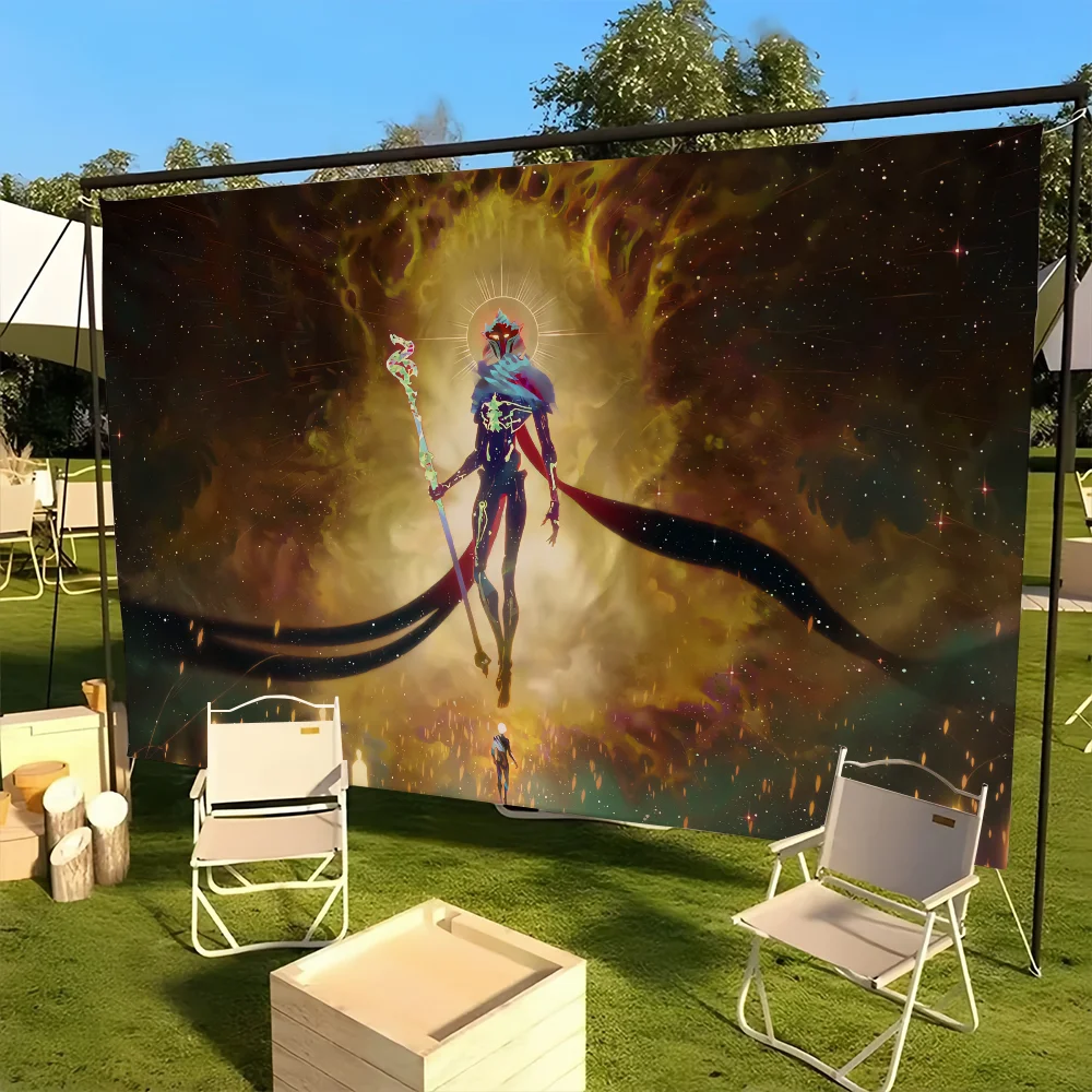 Viktor Lols Arcane 2 Cartoon JINX flag For Picnic Party Art Home