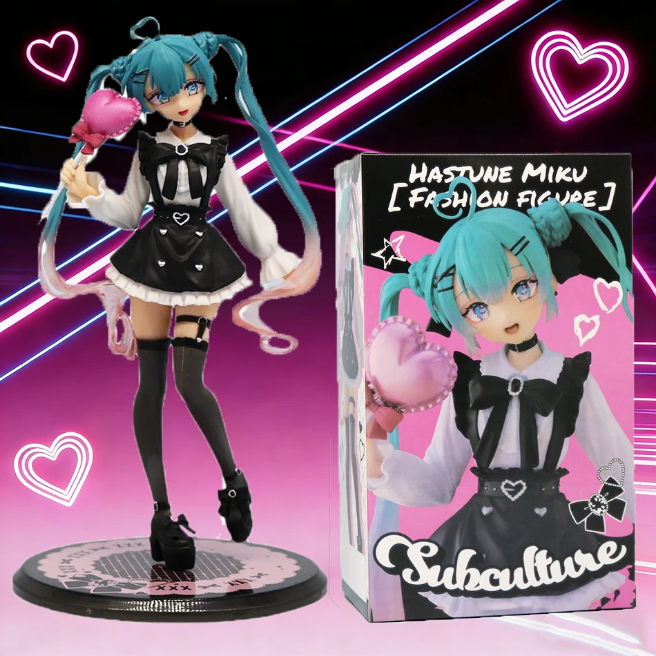 Hatsune Miku 20cm Anime Collectible Figure - Kawaii Decorative Gift for Birthdays and Holidays